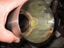 Turbine RC Helicopter Engine Damage