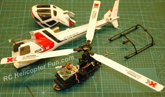xk k123 rc helicopter