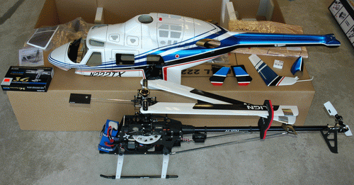 scale helicopter fuselage kits