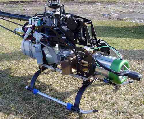 nitro engine helicopter
