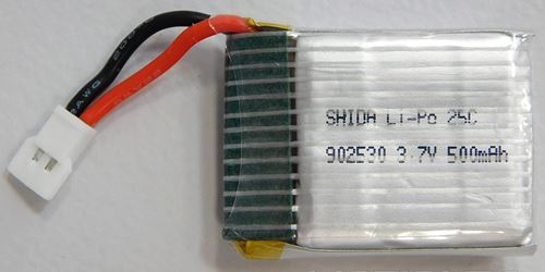 3.7v 500mah 902530 rechargeable lipo battery